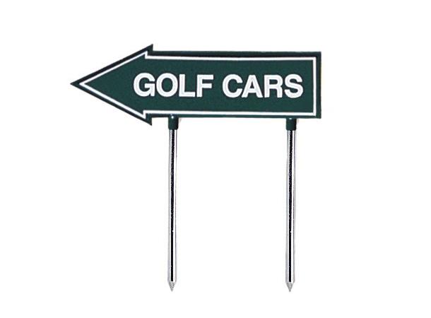 11" Arrow-Green/White-Golf Cars SG10154